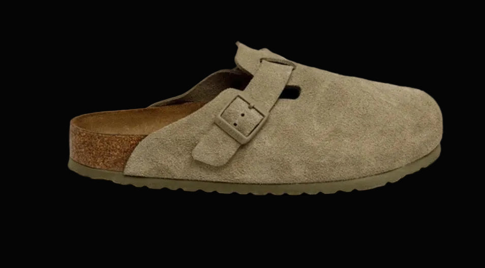 BIRKENSTOCK BOSTON SOFT FOOT BED - KAKHI