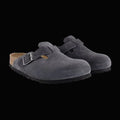 BIRKENSTOCK BOSTON SOFT FOOT BED - GRAY