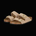 BIRKENSTOCK ARIZONA SOFT FOOT BED - BEIGE
